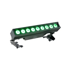 Battery light waterproof 9x18w RGBWA UV 6 in 1 color