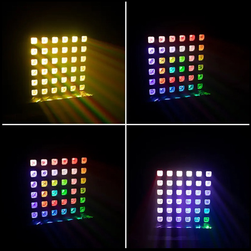 Seamless splicing matrix led beam light mapping pixel RGBW control light 36x15w
