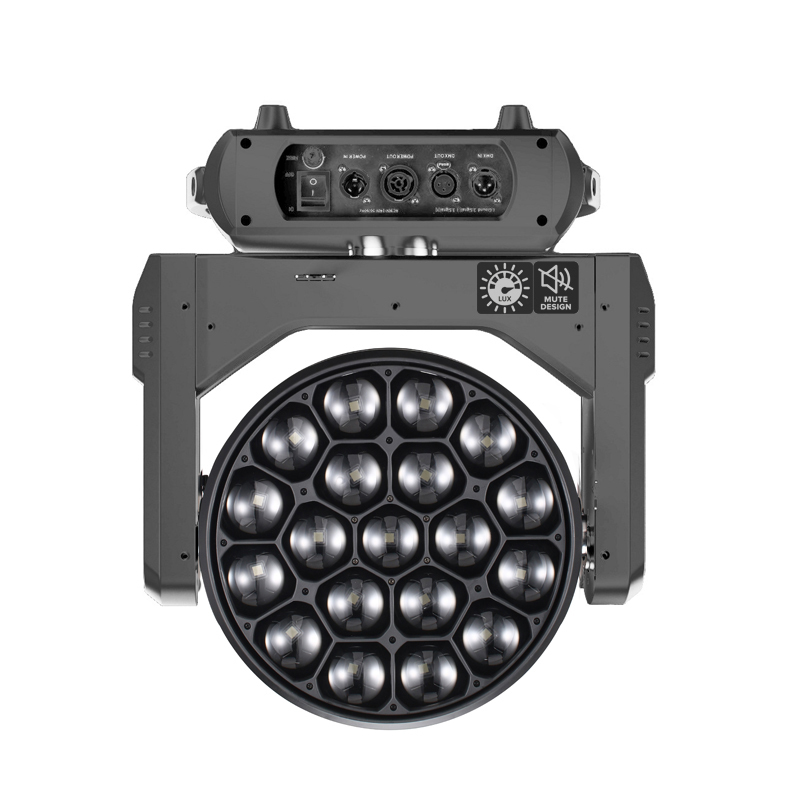 Mute noise Ommatea Y1940K 19x40w RGBW Bee eye LED moving head wash zoom pixel