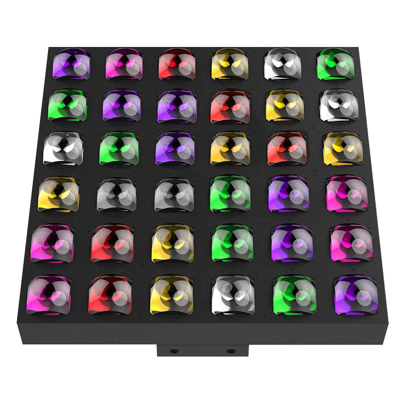 Seamless splicing matrix led beam light mapping pixel RGBW control light 36x15w