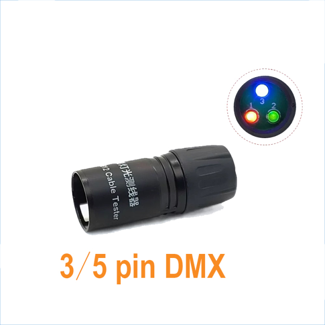 DMX 512 tester 3 pin 5pin signal tester litevision