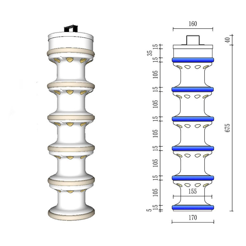 bamboo joint light, optional 1 to 6 joints litevision