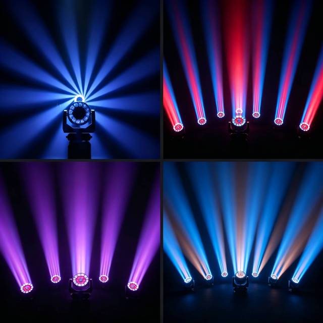Mute noise Ommatea Y1940K 19x40w RGBW Bee eye LED moving head wash zoom pixel