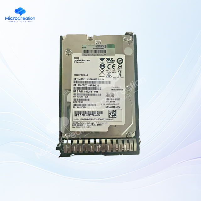 HPE 300GB SAS 12G Ent 15K SFF SC 3y Digitally Signed Firmware HDD