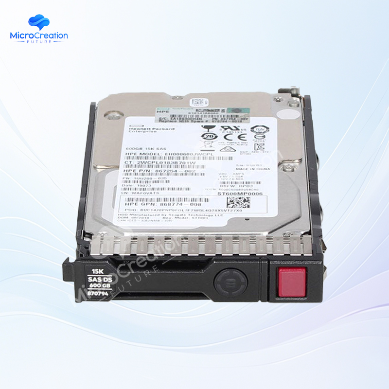 872477-B21 HPE 600GB SAS 12G Ent 10K SFF SC 3y Digitally Signed