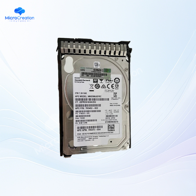 HPE 2TB SAS 12G Midline 7.2K SFF (2.5in) SC 1yr Wty 512e HDD 765466-B21