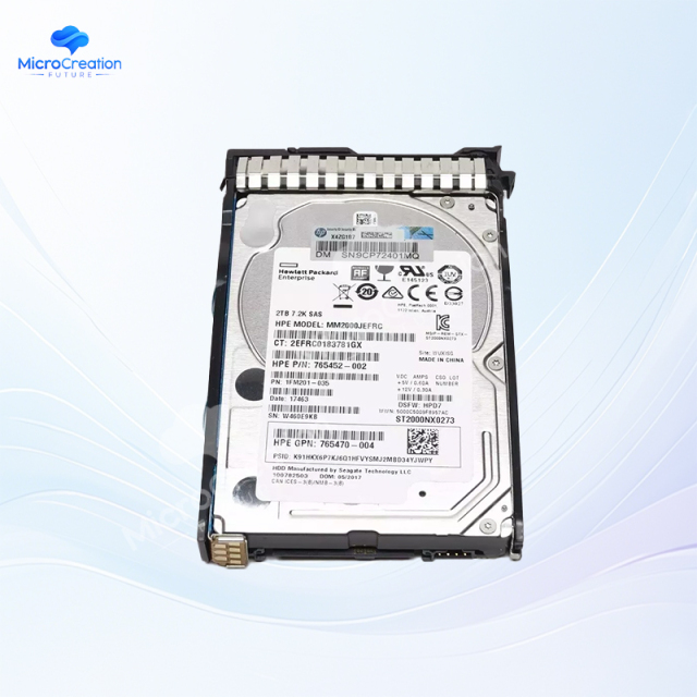 HPE 2TB SAS 12G Midline 7.2K SFF (2.5in) SC 1yr Wty 512e HDD 765466-B21