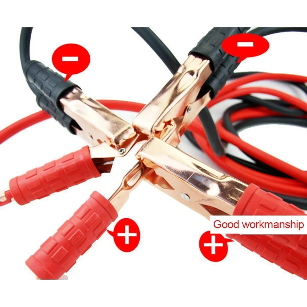 Car battery charger 500A Emergency Power Start Cable Booster Jumper Cable 2x2.2M Car Battery starter Power Wire Emergency Tools