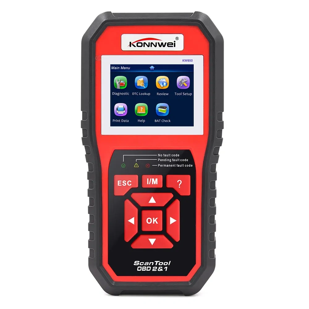 KONNWEI KW850 Car Diagnostic Tool Professional OBD2 Scanner Multi-languages Full OBD 2 ODB2 Function Auto Tool kw850 Code Reader