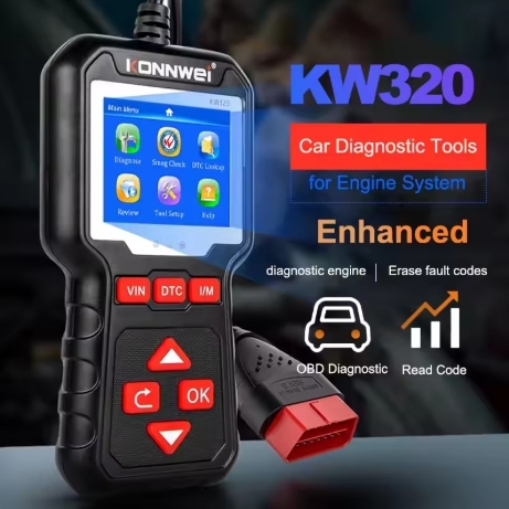 2025 KONNWEI KW320 Obd2 Car Scanner Auto Tools Obd 2 Diagnostic Tool Professional Automotive Scanner Car Code Reader for Auto