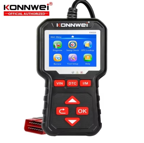 2025 KONNWEI KW320 Obd2 Car Scanner Auto Tools Obd 2 Diagnostic Tool Professional Automotive Scanner Car Code Reader for Auto