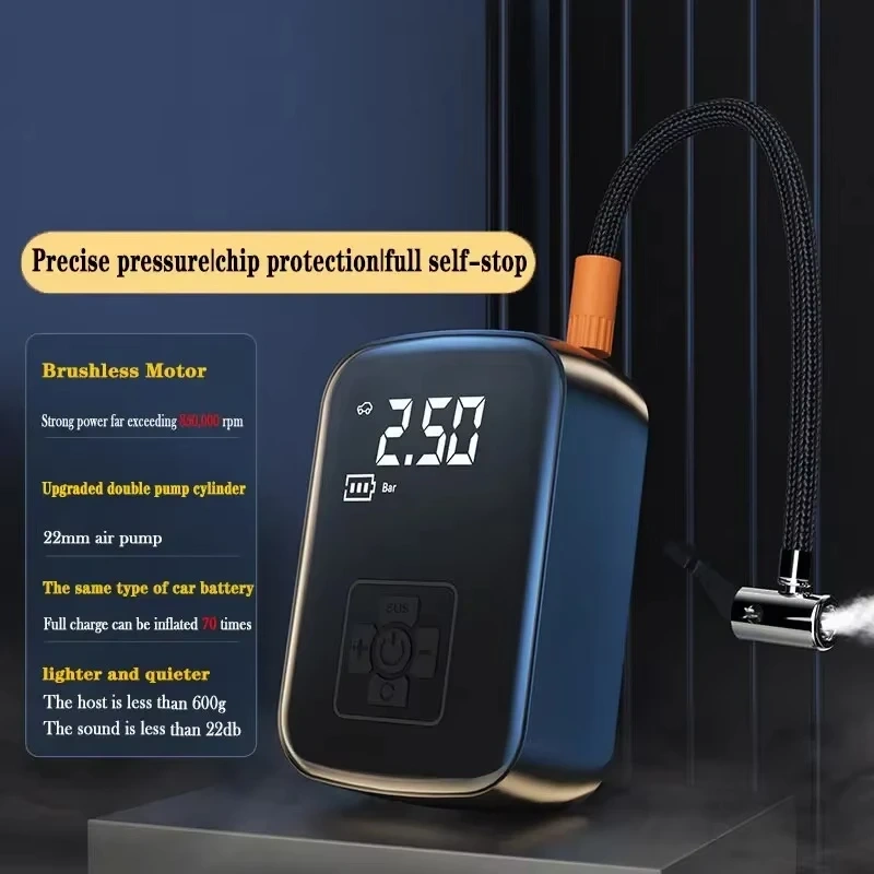 Wireless/wired Car Air Compressor Air Pump Electric Tire Inflator Pump for Motorcycle Bicycle Boat AUTO Tyre Balls Inflatable