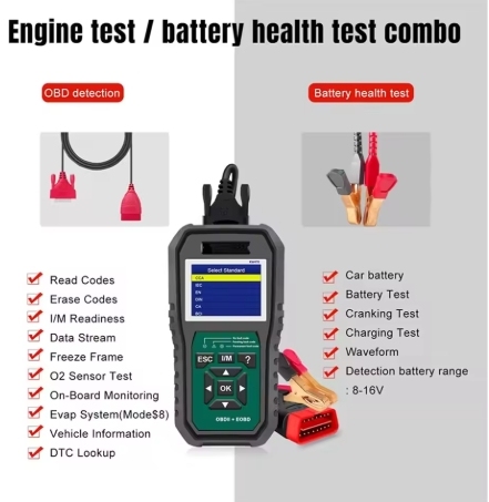 KW470 Ford - Specific ABS & Airbag Diagnostic Scanner - Special Function Vehicle Fault Tester