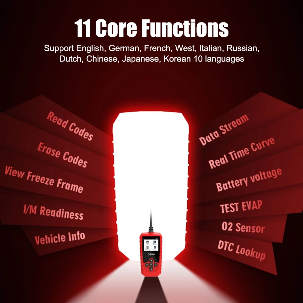Universal Detection Automotive Fault Detector Onboard Code Reading Card Car OBDII Scanner Reader Automotive Diagnostic Tool V314