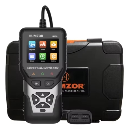 Humzor H100 OBD2-Scanner-BMW for Full System Car Diagnostic Tools, Check Engine Car Code Readers, with Battery Registration Tool