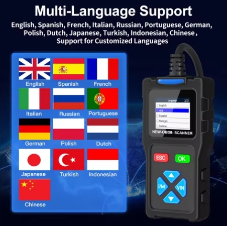 Best quality JDiag T100 OBD II Scanner Tool Professional Automotive Diagnostic Scanner OBD2 Troubleshooting Tool Car Code Reader