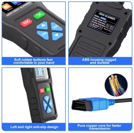 Best quality JDiag T100 OBD II Scanner Tool Professional Automotive Diagnostic Scanner OBD2 Troubleshooting Tool Car Code Reader