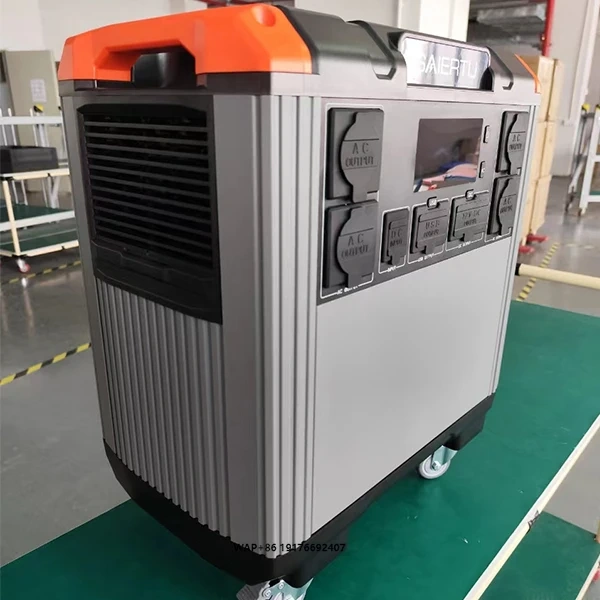 Big Capacity T50 Portable Power Station 5000w Solar Generator 5376wh Lifepo4 Battery 1200w Mppt Home Energy Storage System