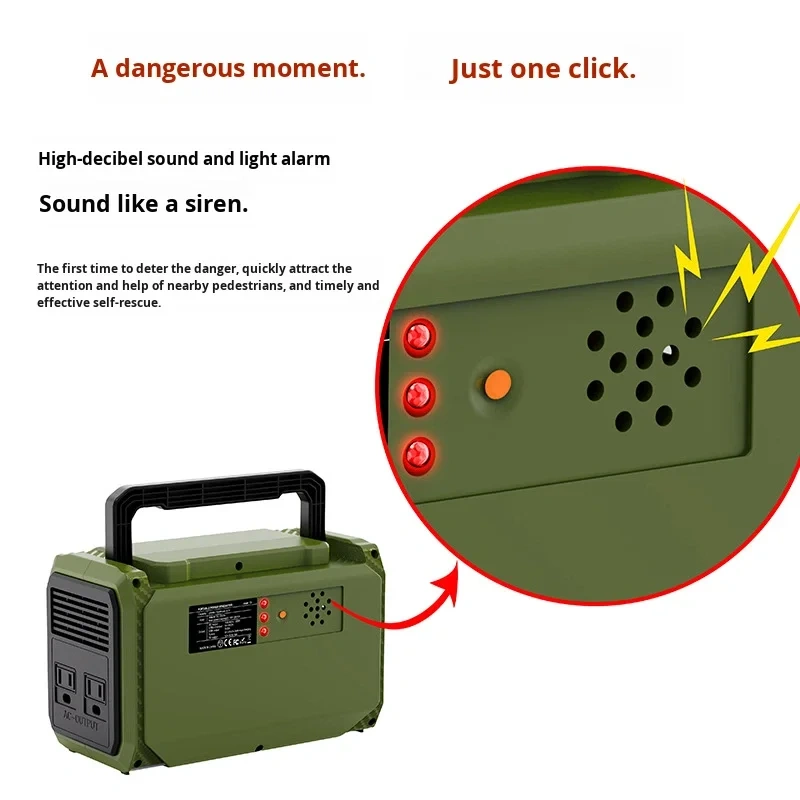 For Hot Sale 300W Portable 230V Outdoor Energy Storage Home Emergency Lithium Battery Pure Sine Wave Power Supply