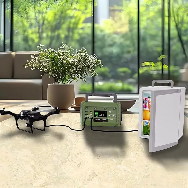 New Outdoor 300W Portable Power Station Energy Storage Lithium Battery Cells Household Emergency Photovoltaic Power Portable