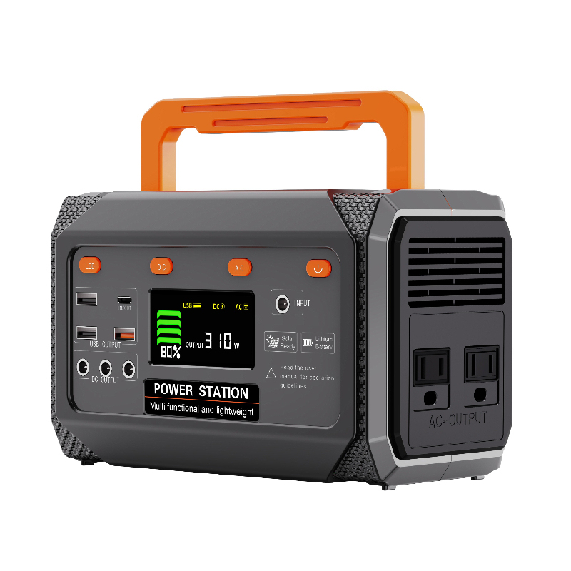 New Outdoor 300W Portable Power Station Energy Storage Lithium Battery Cells Household Emergency Photovoltaic Power Portable