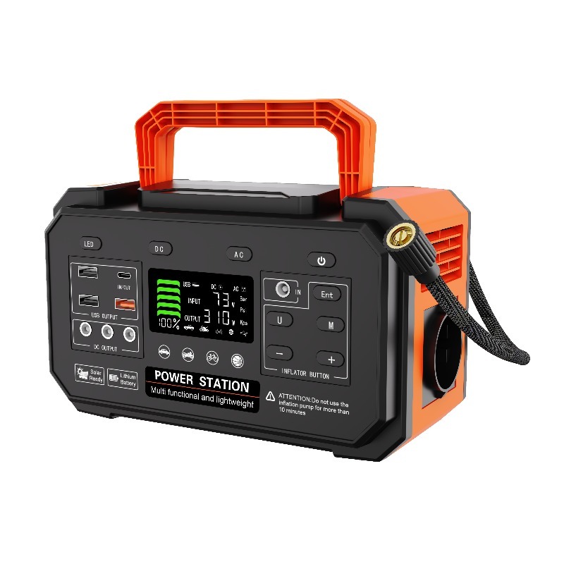 300W 270Wh Portable Outdoor Power Station | Charging & Air Inflation&Lighting | Multi-Output Ports