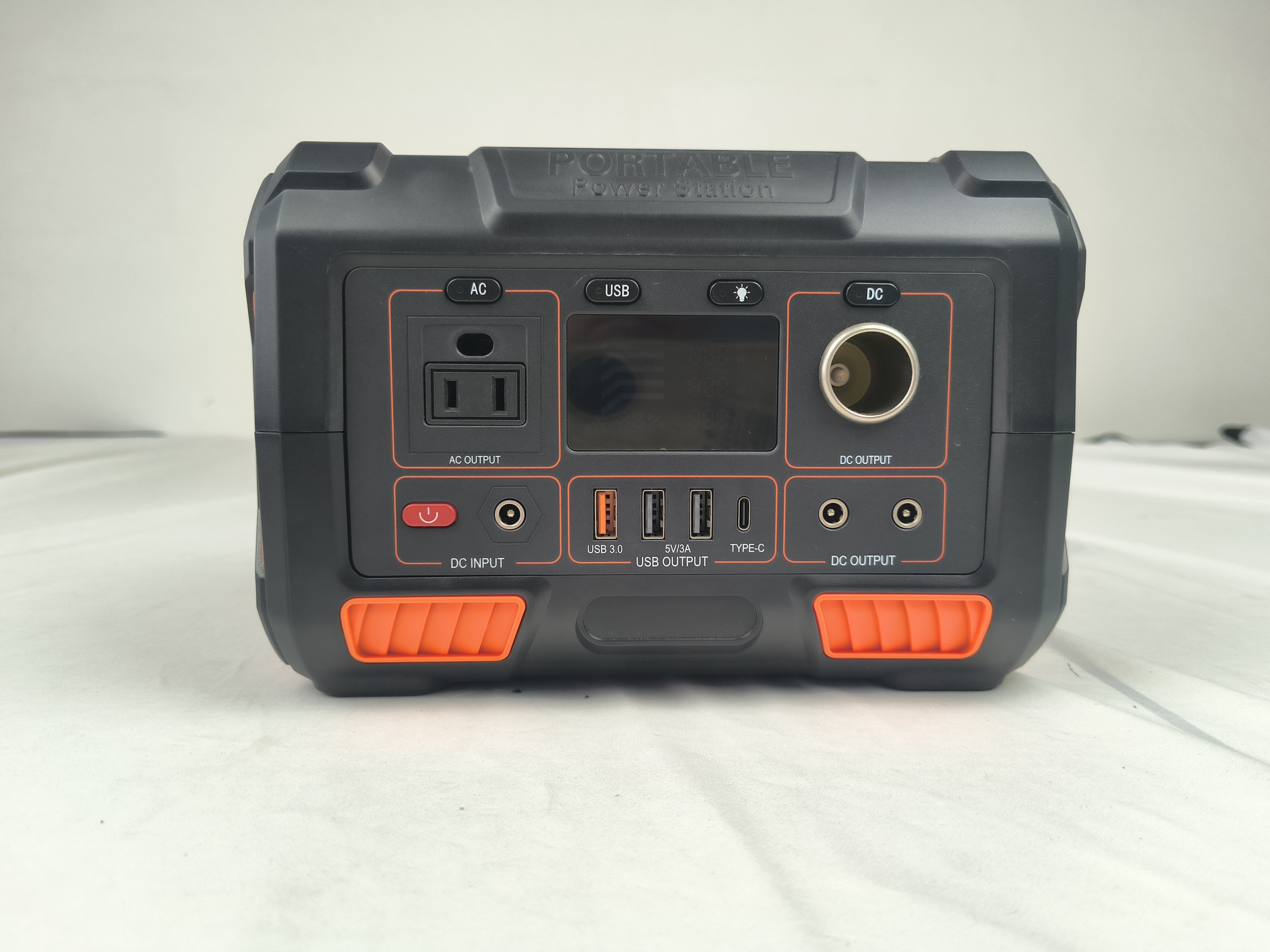 300W 270Wh Portable Solar Power Station With Jump Starter & Cigar Lighter US Standard Socket Energy Storage for RV