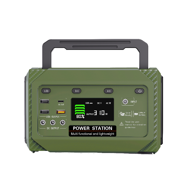 300W 230V Multifunctional Portable Power Station with SOS Alarm for Outdoor Camping, Power Outage Backup & Mobile Work
