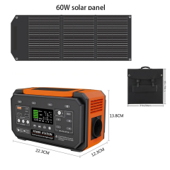 72800mAh 270WH+60W solar panel