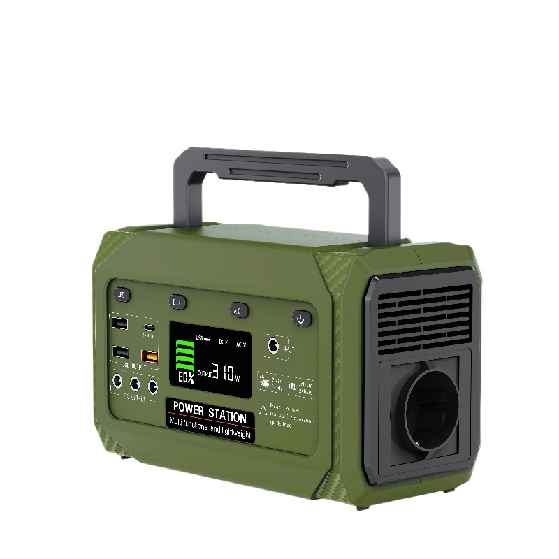 New Outdoor 300W Portable Power Station Energy Storage Lithium Battery Cells Household Emergency Photovoltaic Power Portable