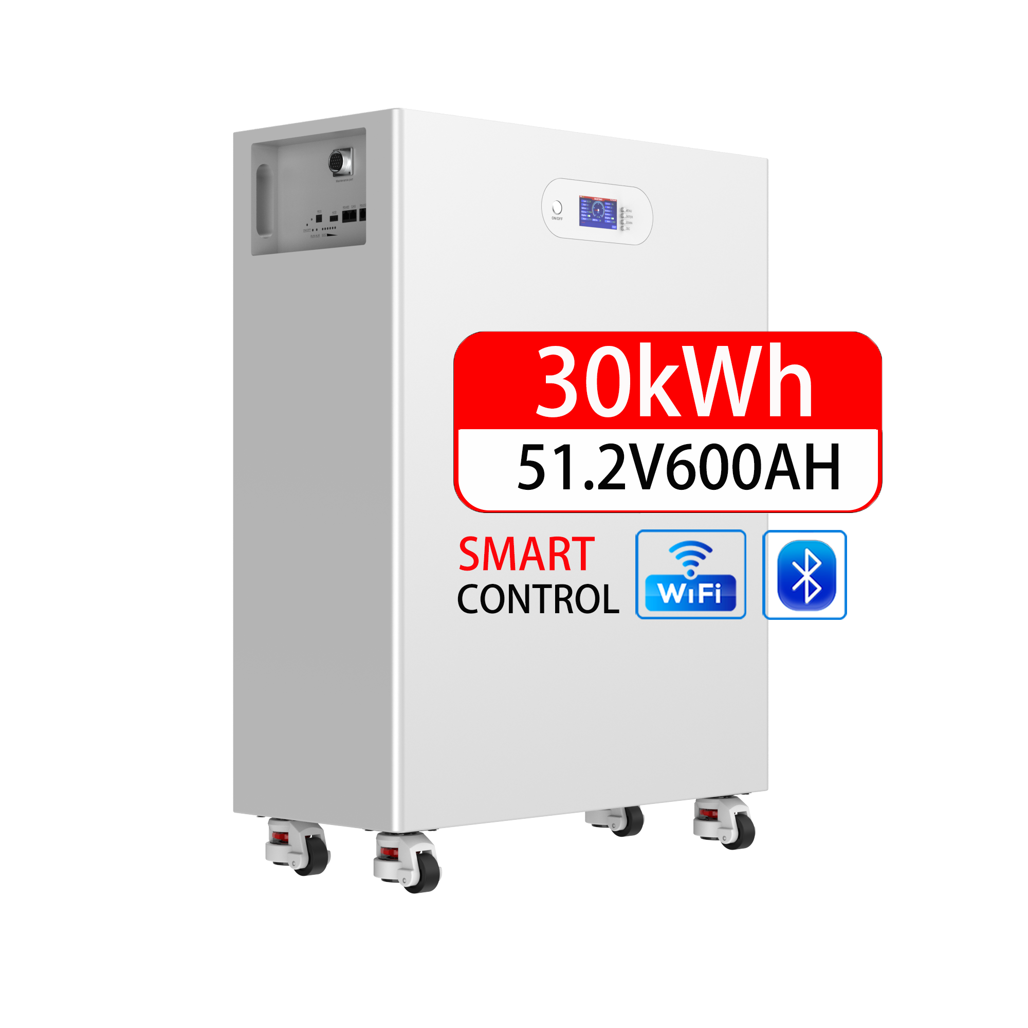 51.2V 560Ah LiFePO4 Solar Battery Storage System | 30kWh Residential Energy Storage