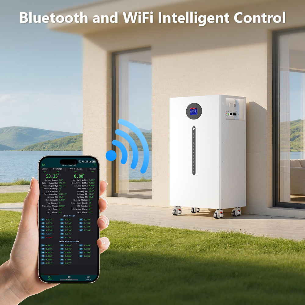 51.2V 314Ah 16kWh LiFePO4 Battery | Smart Home Energy Storage System