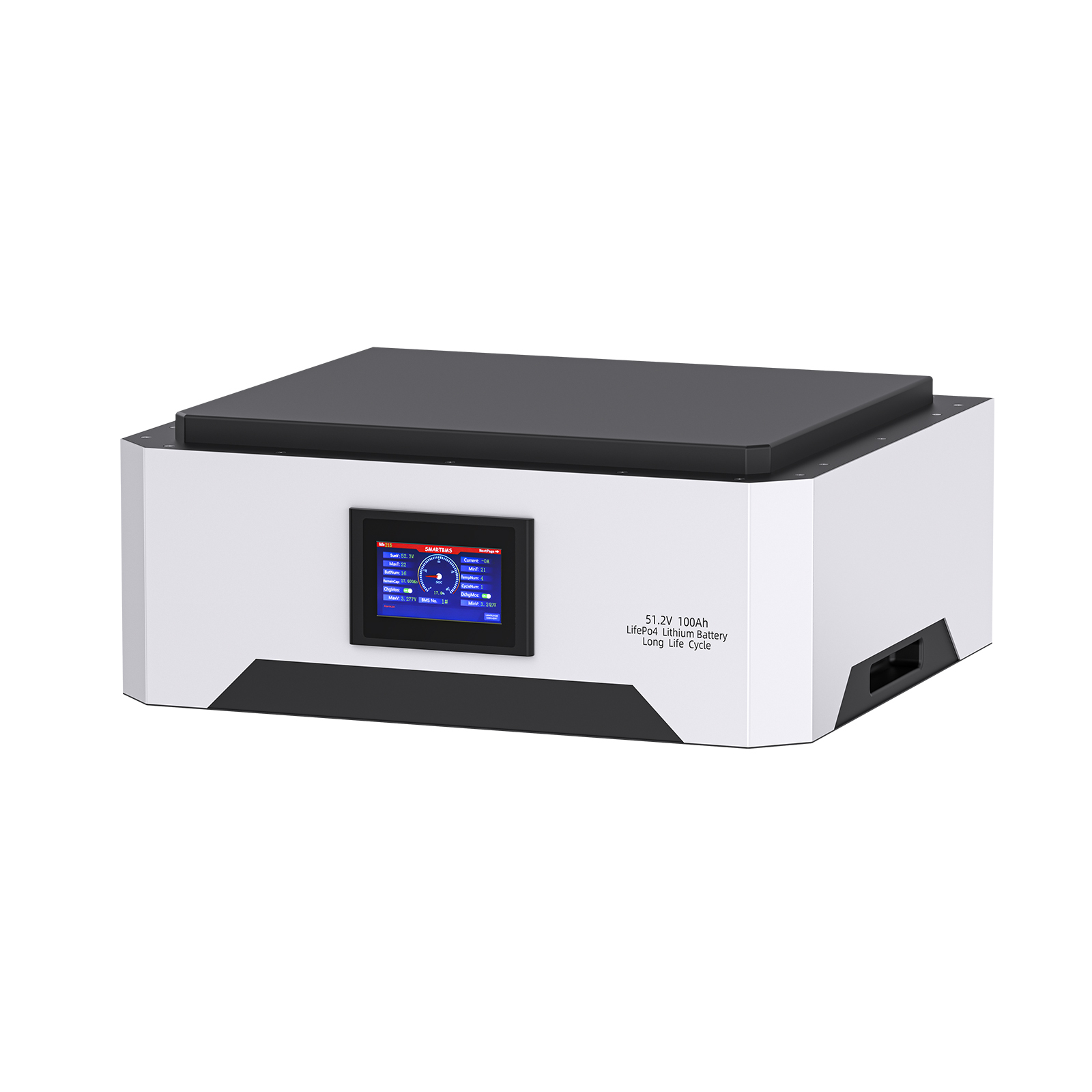 51.2V 5.12kWh 100Ah Stackable Home Battery Storage System