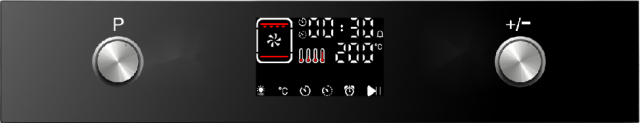 Full Touch Controller for Built-in Oven