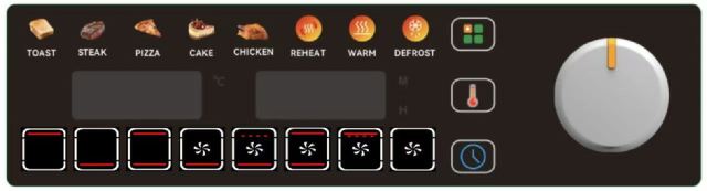 Premium Touch Controller for Built-in Oven