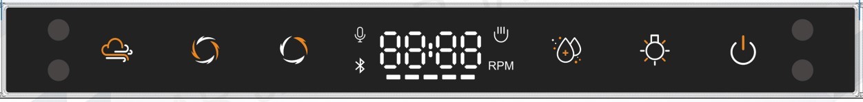 Touch Control board for Range Hood