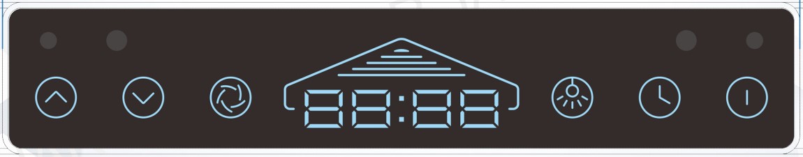 Customized Touch Control board for Range Hood