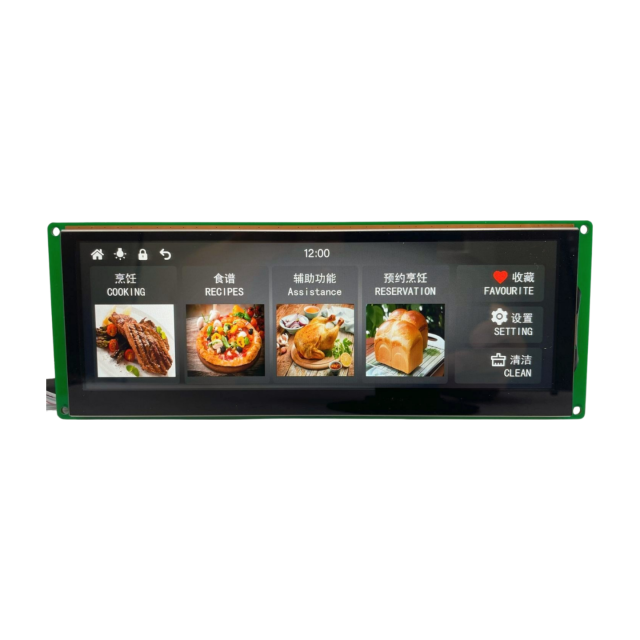 7.4 inch full Touch TFT screen controller for Oven