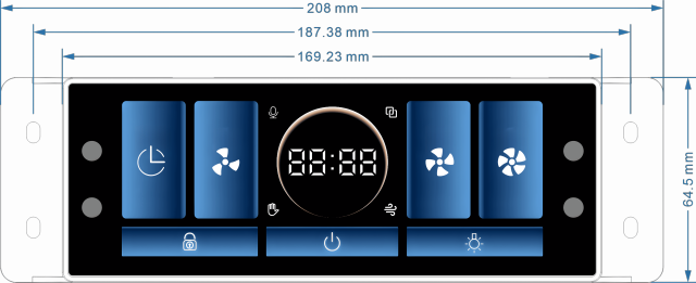 Multifunctional Control board for Range Hood