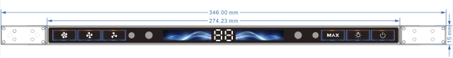Slim style Touch Control board for Range Hood