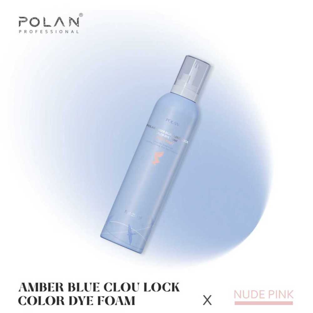 POLAN Nude Pink Color FOAM HAIR DYE MOUSSE