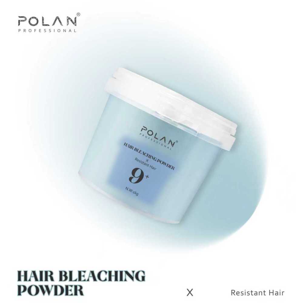 POLAN 1000g Blue Color Hair Bleaching Powder-for resistant hair