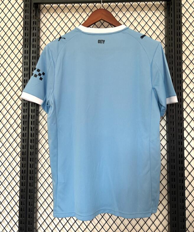 2025/26 Manchester City Home Jersey Fan Version