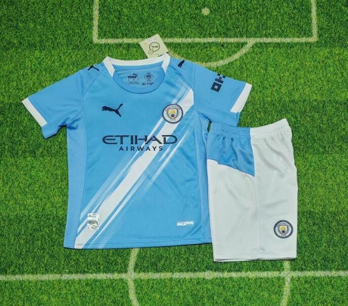 2025/26 Manchester City Home Kids kits