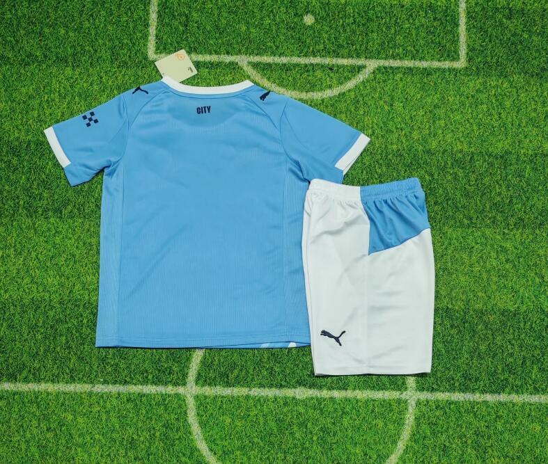 2025/26 Manchester City Home Kids kits