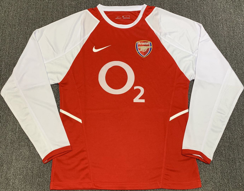 2002-2003 Retro Arsenal  Home long sleeves  jersey