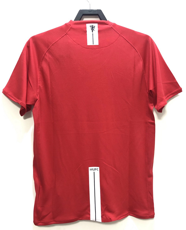 2007-2008 Retro Manchester United  Home jersey UEFA Champions League  version