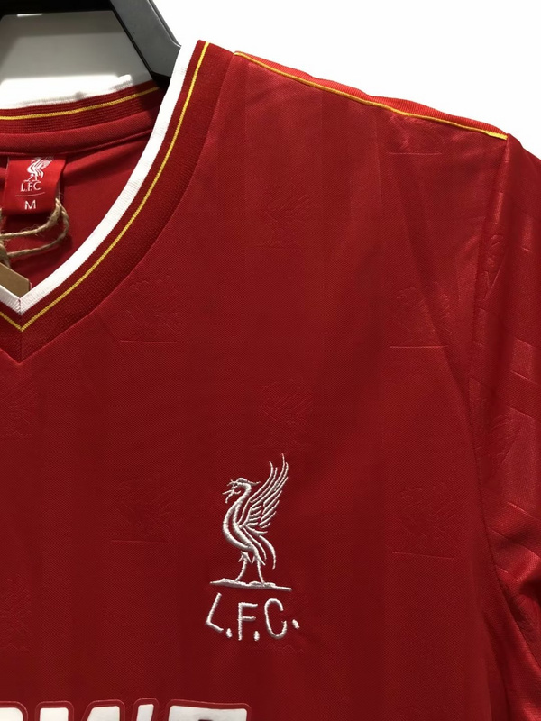 1985-1986 Retro Liverpool Home   jersey