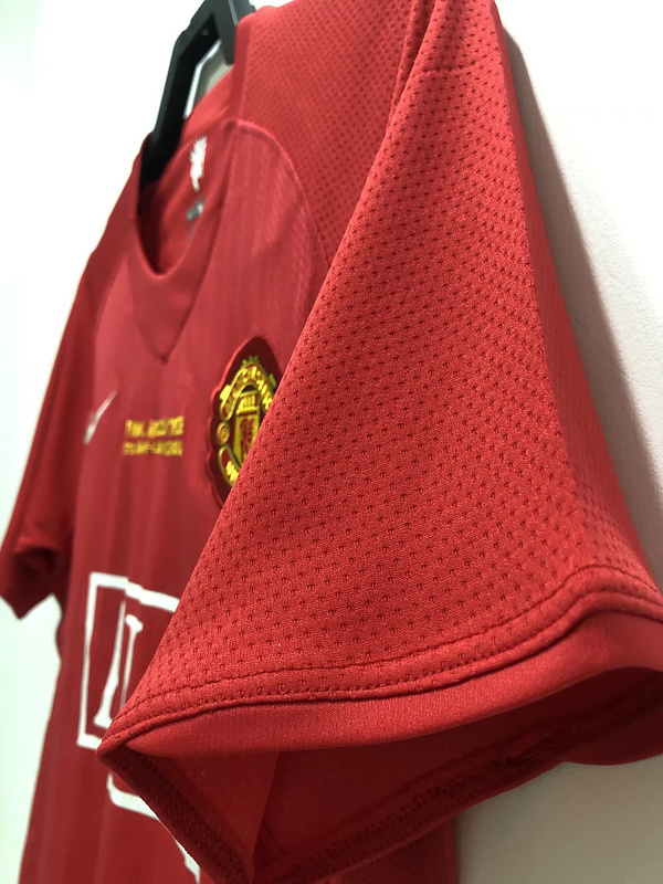 2007-2008 Retro Manchester United  Home jersey UEFA Champions League  version