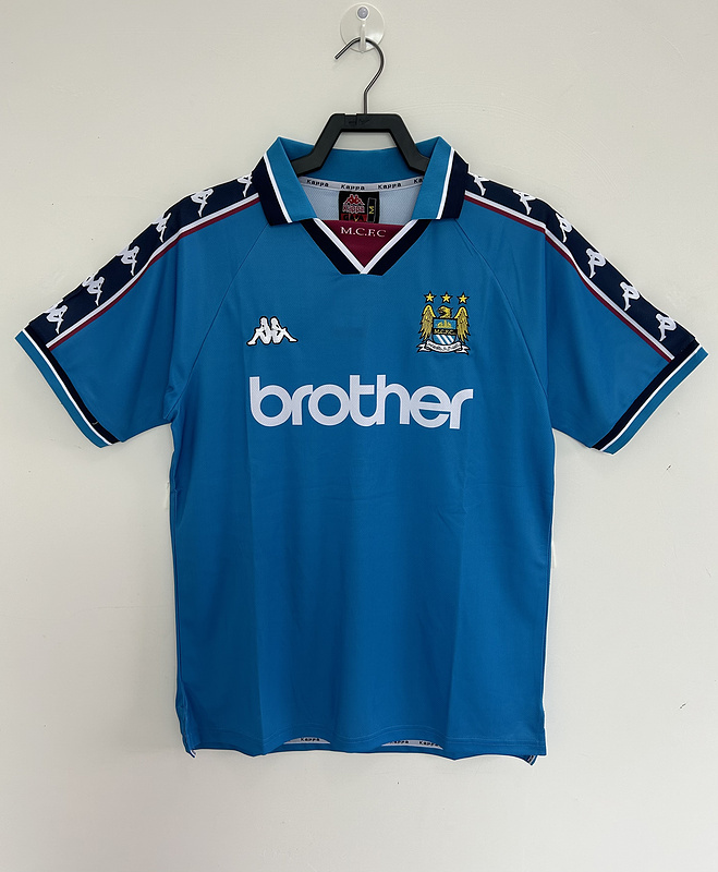 1997-1998 Retro Manchester City Home jersey